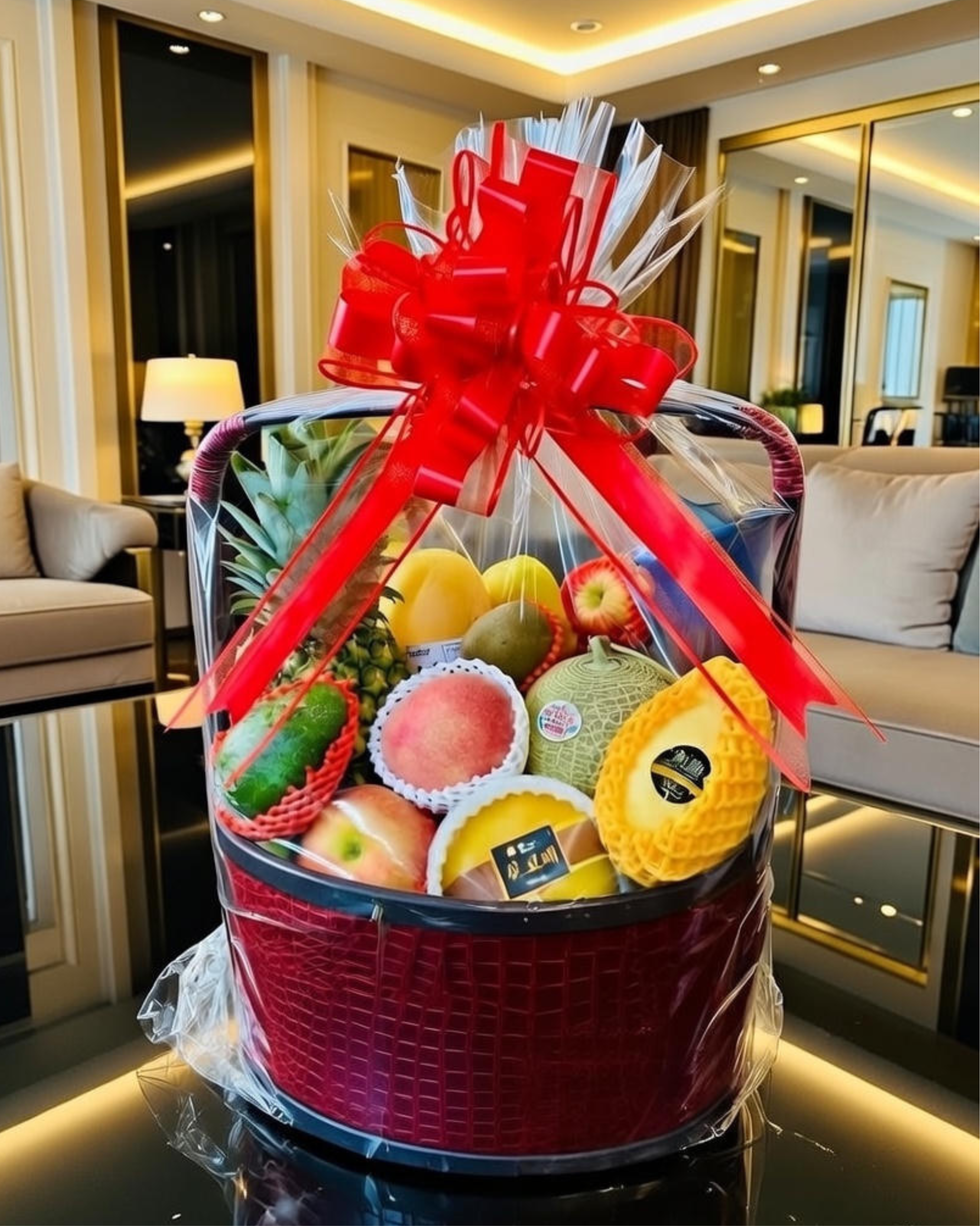 尊貴商務送禮果籃